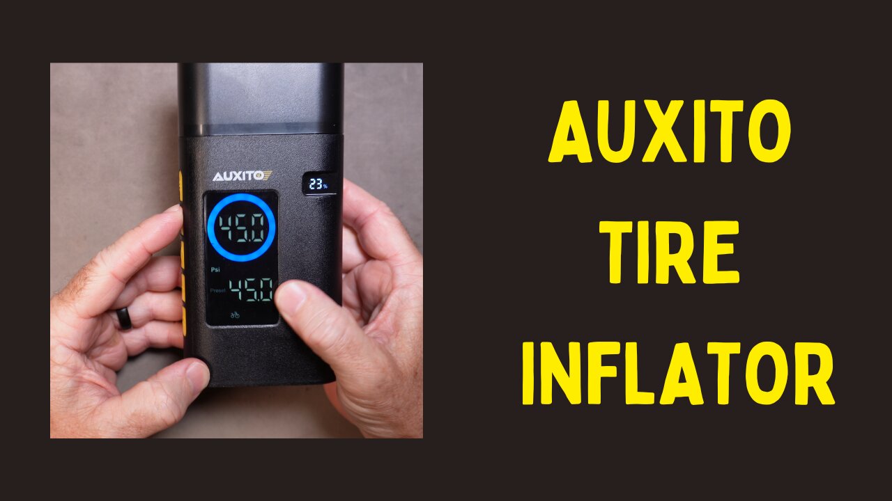 AUXITO Bike Tire Inflator Review - The ULTIMATE Bike Pump! (Great for cars, too)