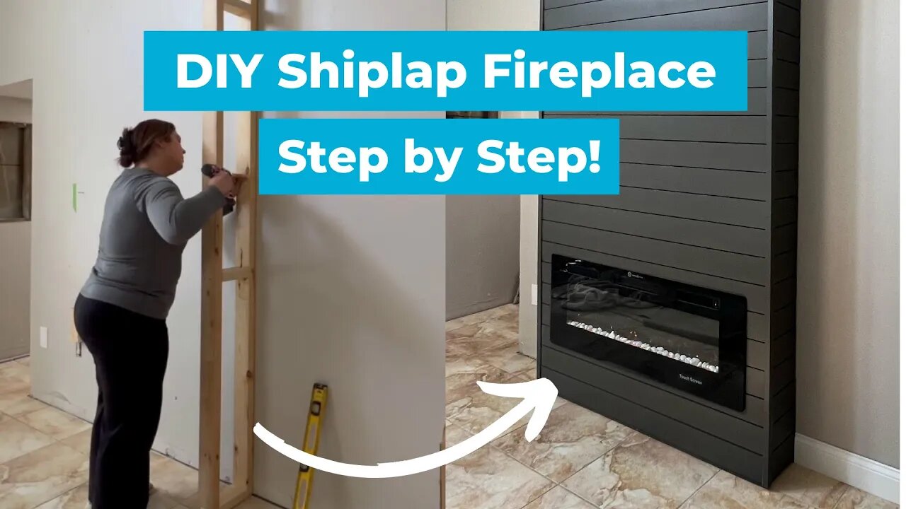 The fastest way to build a fireplace