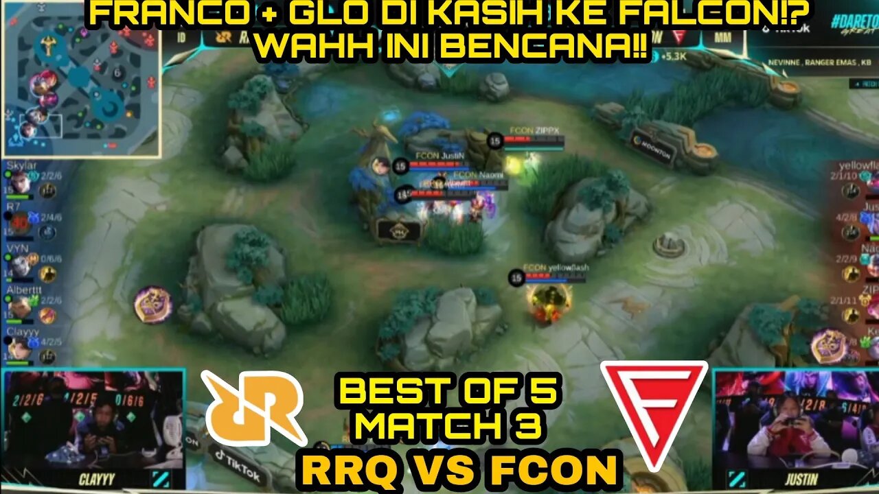 HERO PULL FALCON DI LEPAS RRQ? STRATEGI APA INI!? INI BENCANA BAGI RRQ | RRQ VS FCON M4 - MLBB M4