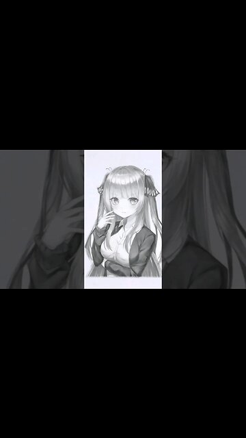 How to draw anime using only one pencil. #shorts #anime #ninonakano