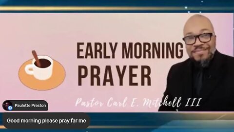 Early Morning Prayer with Pastor Carl