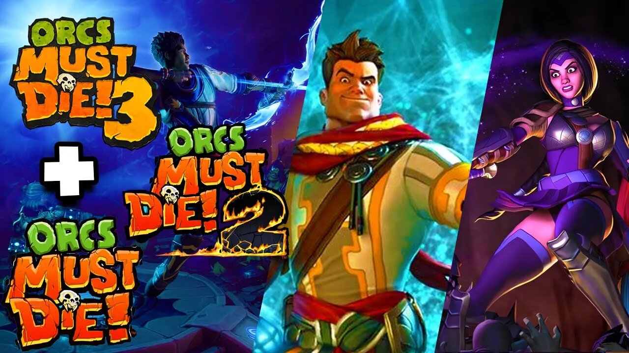 ORCS MUST DIE! 1, 2 & 3 Gameplay Walkthrough Part 1