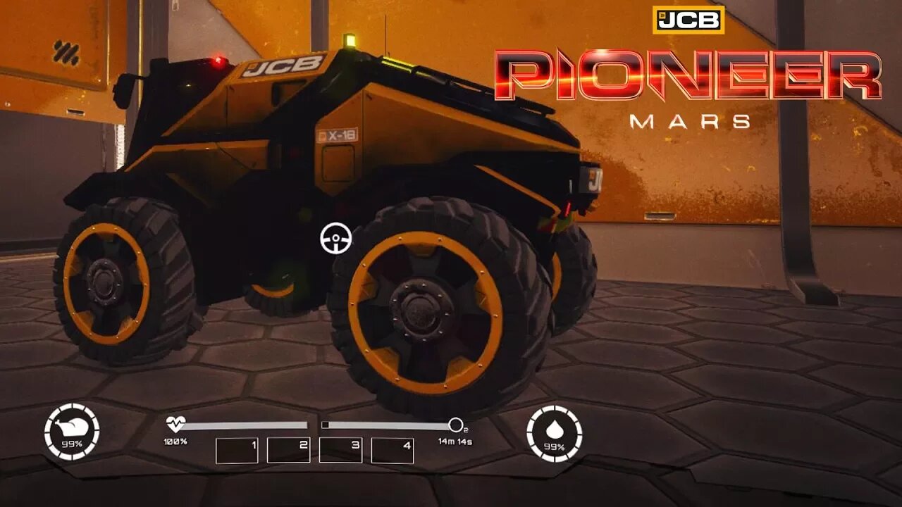 Let's Play JCB Pioneer Mars ep 2 - Adding A Digger To The Rover