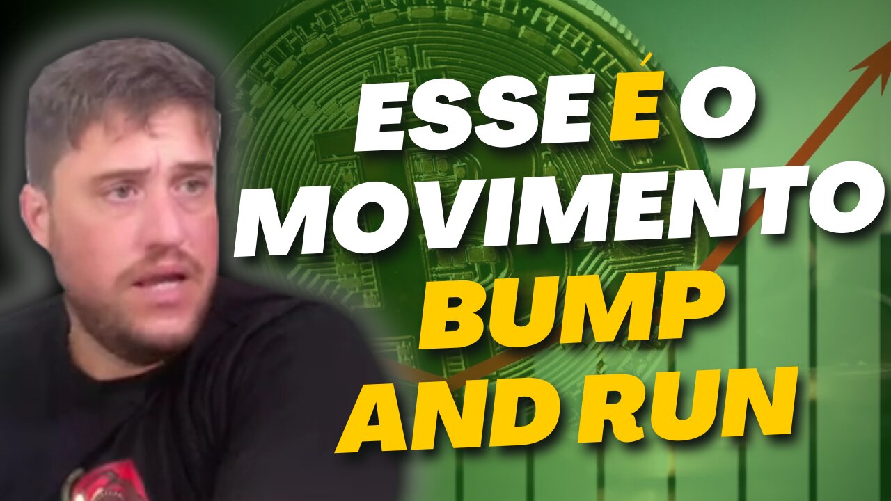 CAIO VICENTINO MOSTRA GRÁFICO DE BUMP AND RUN QUE ACABA DE INICIAR NO BITCOIN, VEM ALTAS NO BITCOIN?