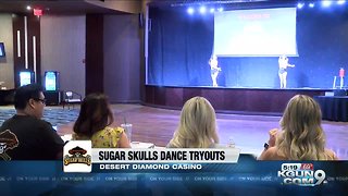 Sugar Skulls dance tryouts