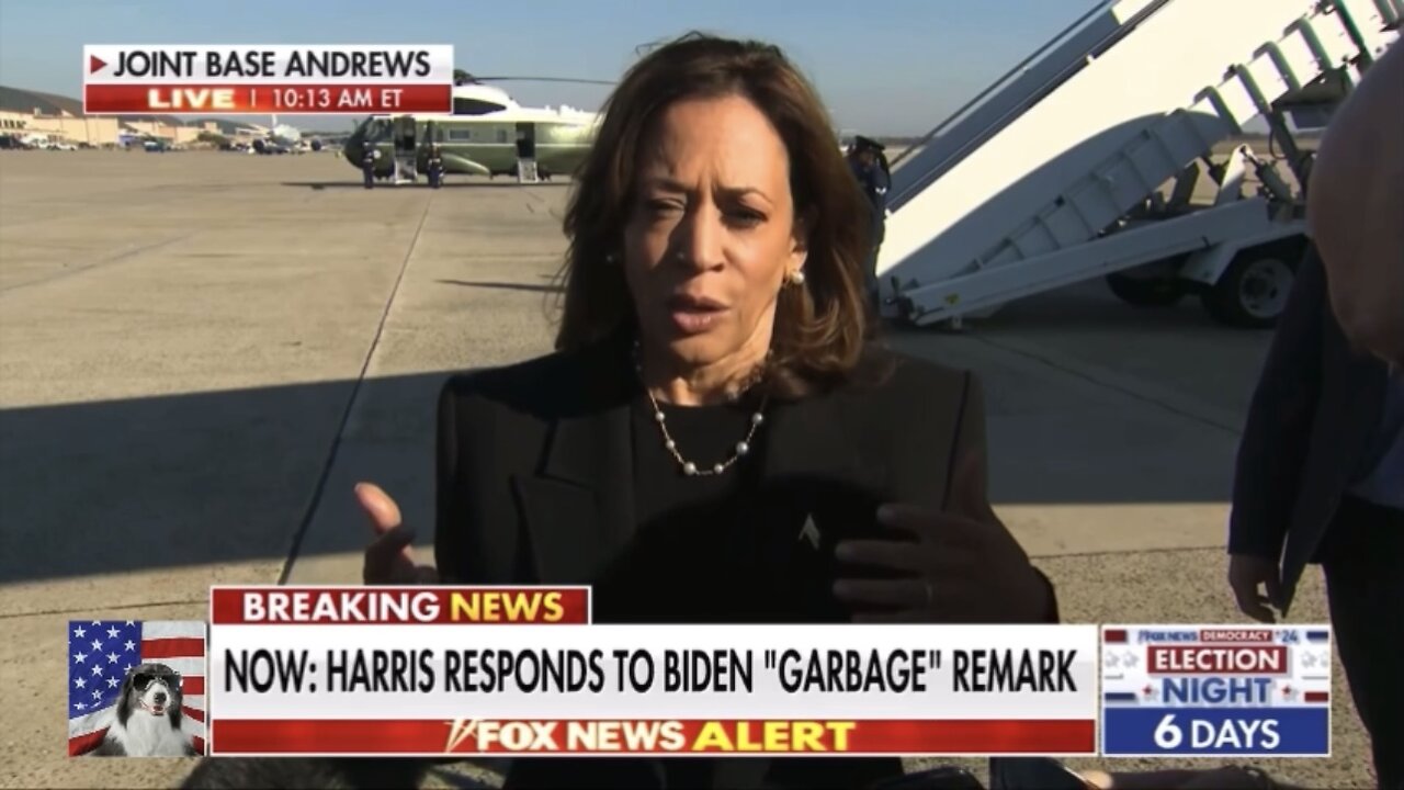 Kamala Harris responds to Biden’s ‘Garbage’ insult (10/30/24)