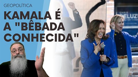 KAMALA é a PREFERIDA de ECONOMISTAS por ser "BÊBADA CONHECIDA", embora NUNCA tenha sido PRESIDENTE