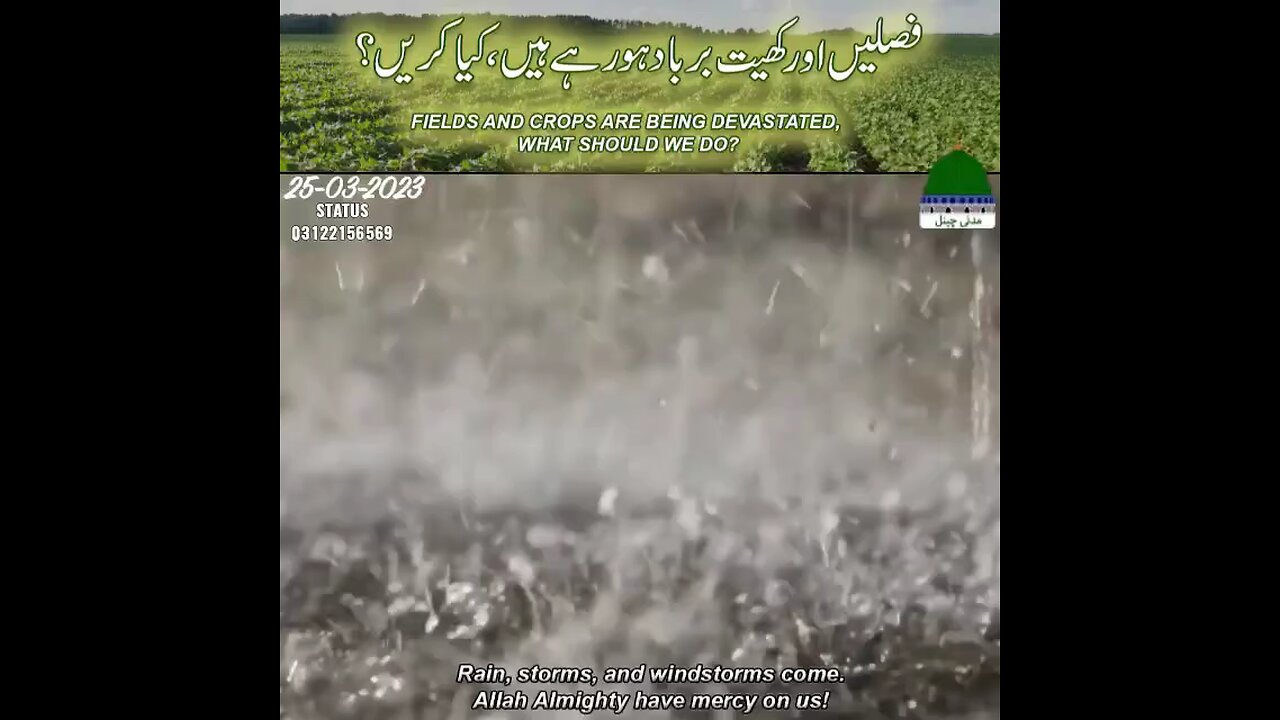 faslen aur khet barbaad ho rahe hai kya karen