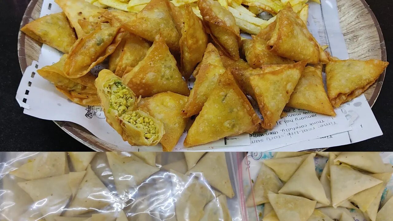 Mini Chicken Samosa Mart Style | Famous Street Food @CookingWithHira