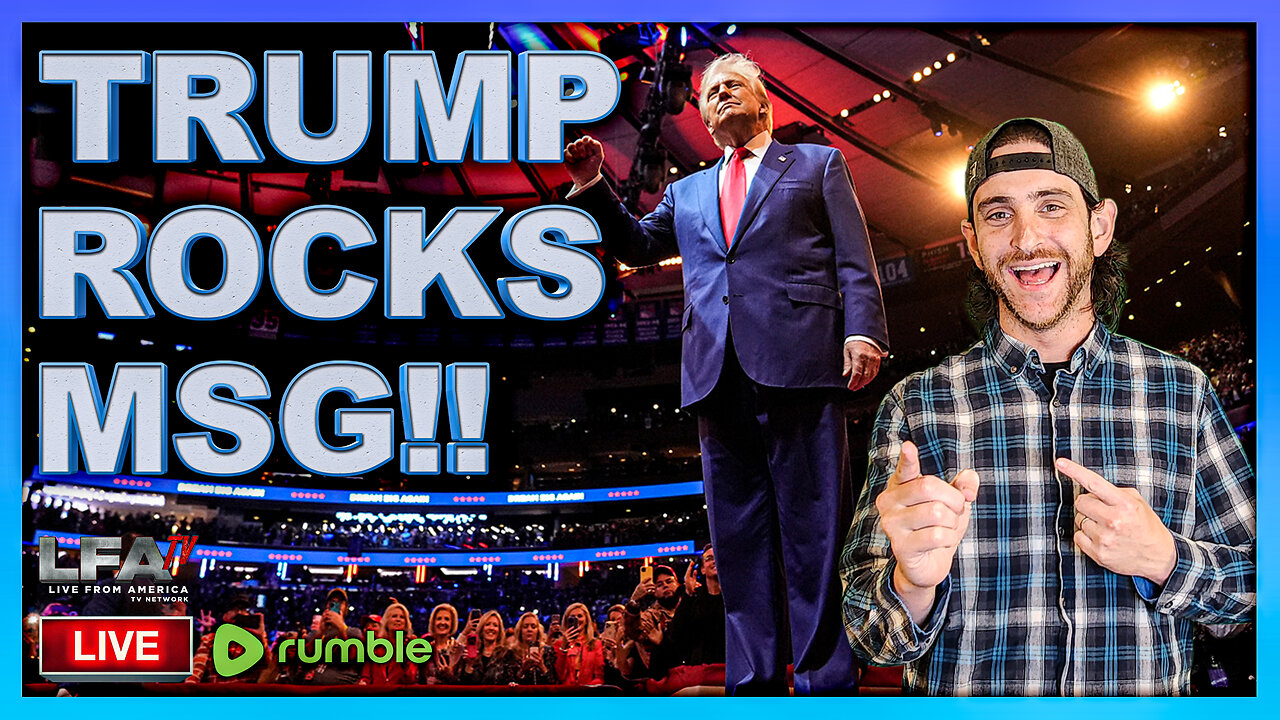 TRUMP'S MSG RALLY BREAKS THE LEFT! | UNGOVERNED 10.28.24 5pm EST