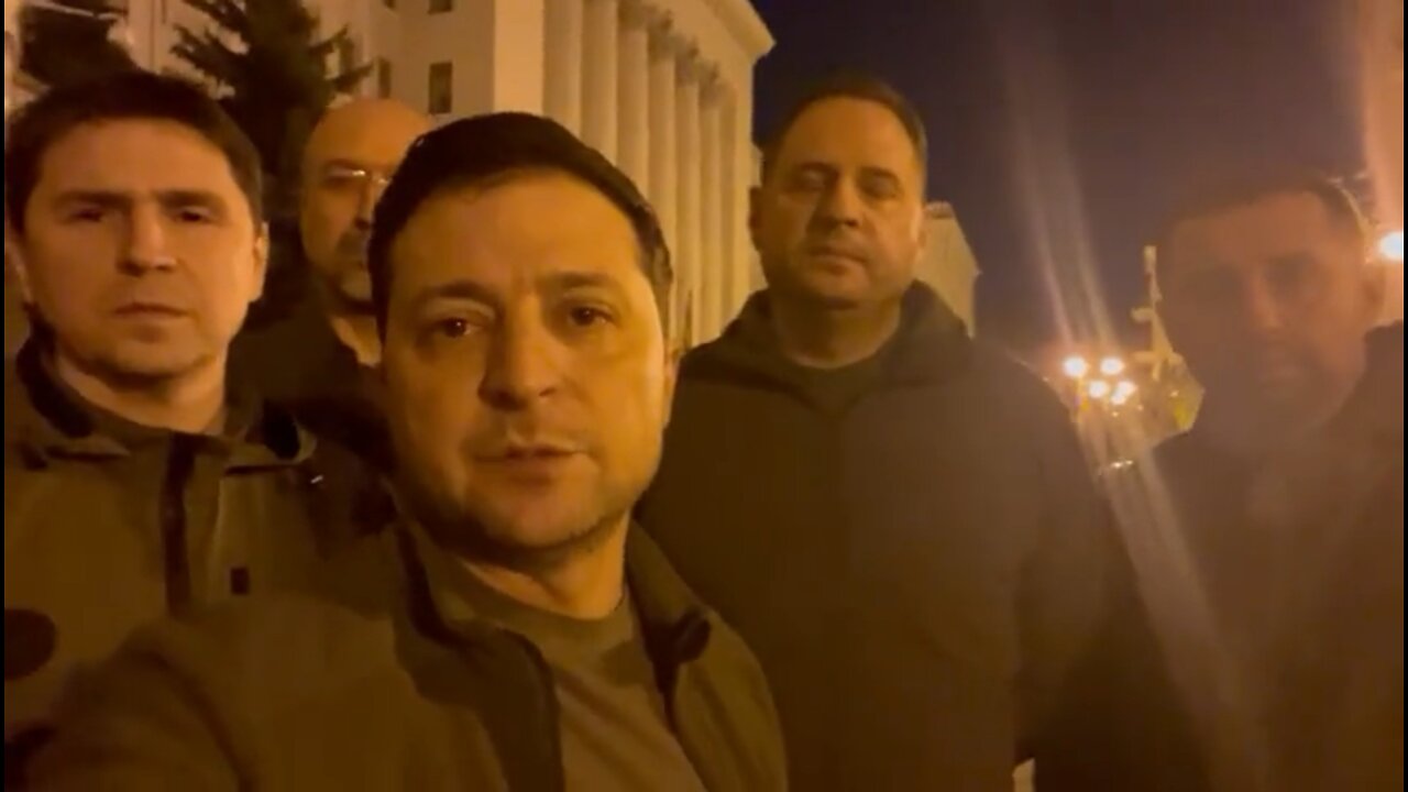 Kiev with Zelensky, Yermak, PM Shmyhal, Podolyak and Arakhamia.