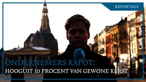 Ondernemers kapot: hebben 10% van hun normale kerstomzet