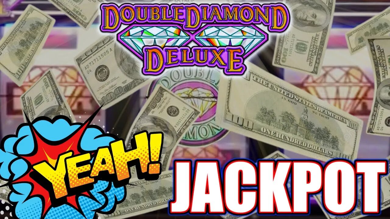 $100 SPINS 💎 REDEMPTION JACKPOTS! on DOUBLE DIAMOND DELUXE Slot Machine | HIGH LIMIT SLOT PLAY