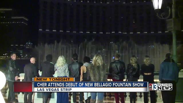 Cher attends launch of new show at Bellagio