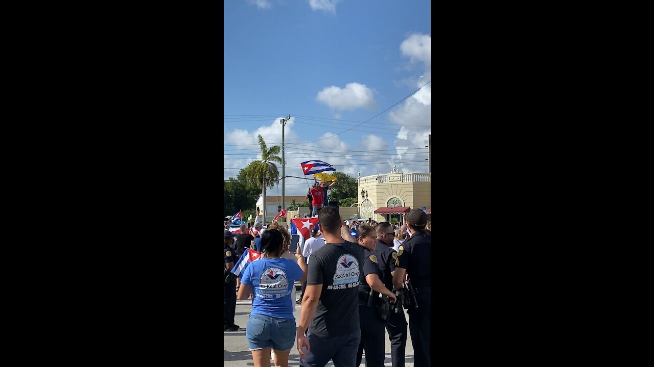 #SOSCuba July 11th our cuban community came together in protest