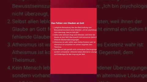 Atheismus- Fehlender Glaube? 3