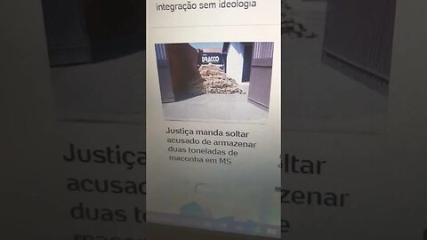 justiça manda soltar acusado de armazenar 2 toneladas de maconha no mato grosso do sul ... pqp