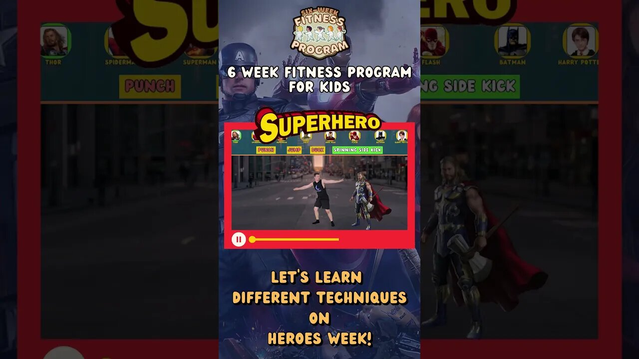 SUPER HERO - TRAIN WITH HEROES - LEARN HOW TO FIGHT LIKE A SUPER HERO