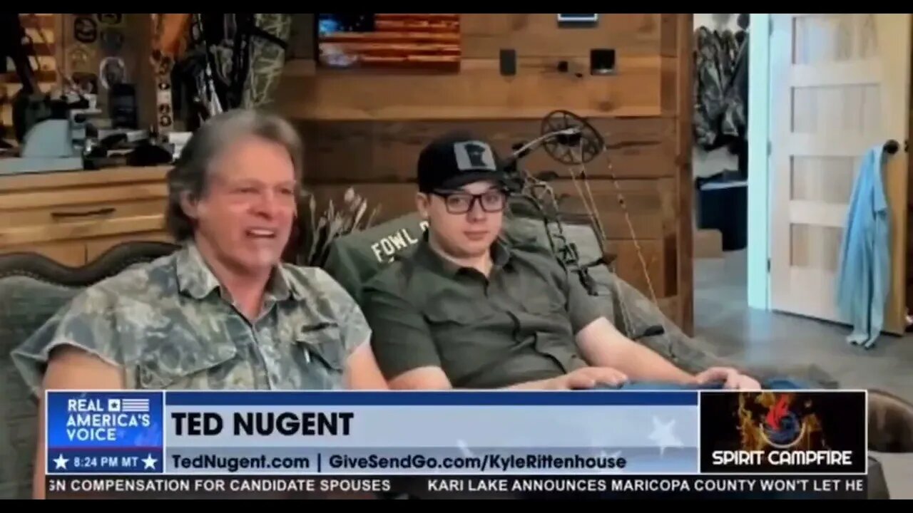 Ted Nugent tells Kyle Rittenhouse Michelle Obama is a man.