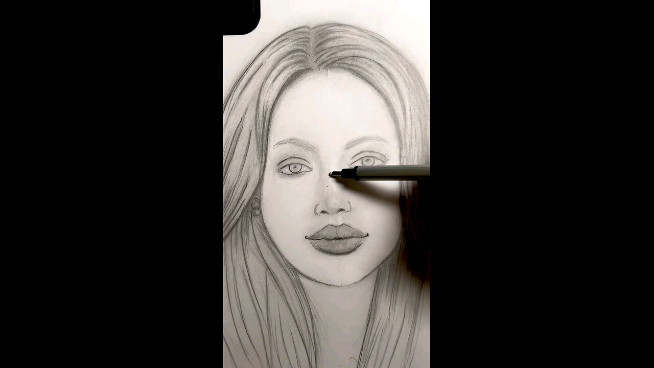 how to draw girl art Drawing 🎨 beautiful girl art Drawing 👩‍🎨👧🥀🥀