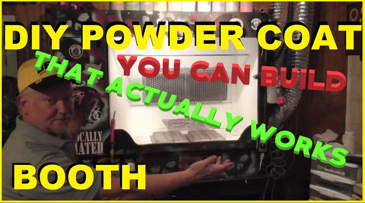 DIY POWDER COAT SPRAY BOOTH, That actually works