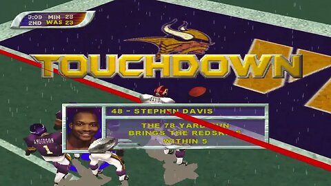 NFL Blitz 2001 Vikings Vs Redskins | Dreamcast