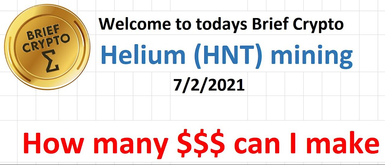 Helium Mining how many $$$$ per month can I make