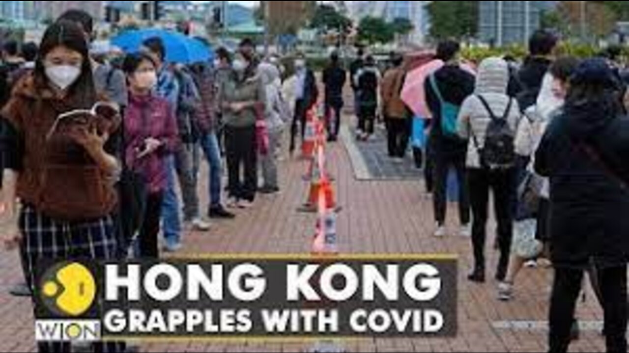 Hong Kong's daily covid-19 cases multiply 13 times in last two weeks | Latest English News | WION