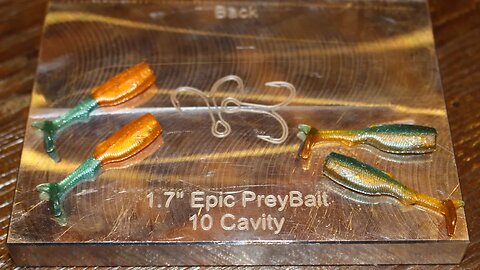 Injecting 1.7 inch Preybaits by Epic Bait Molds!