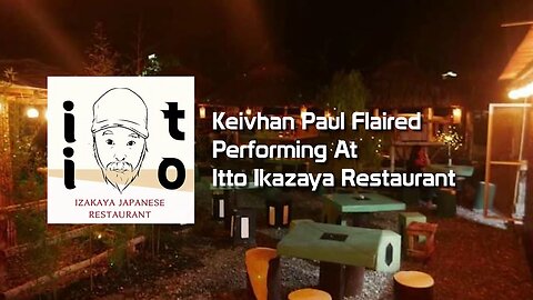 Keivhan Paul Flaired At Itto Ikazaya Restaurant