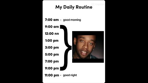 My Daily Routine.