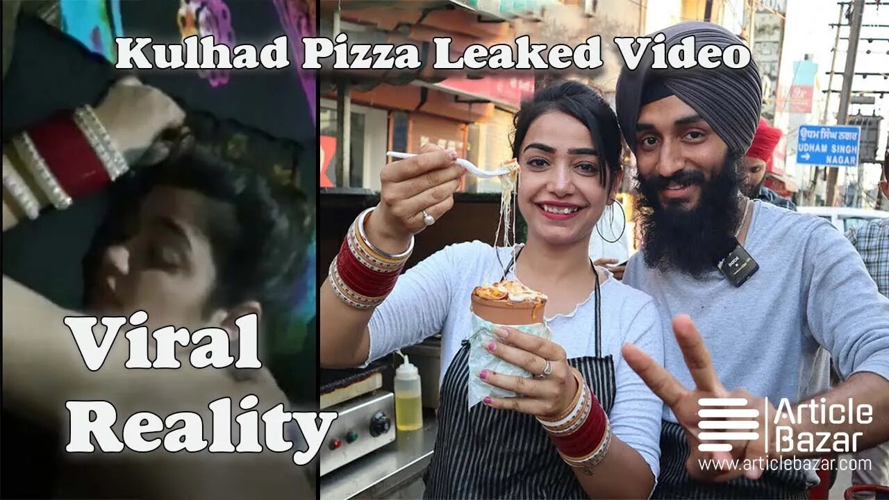 Viral Kulhad Pizza Couple Video : Real or Fake?