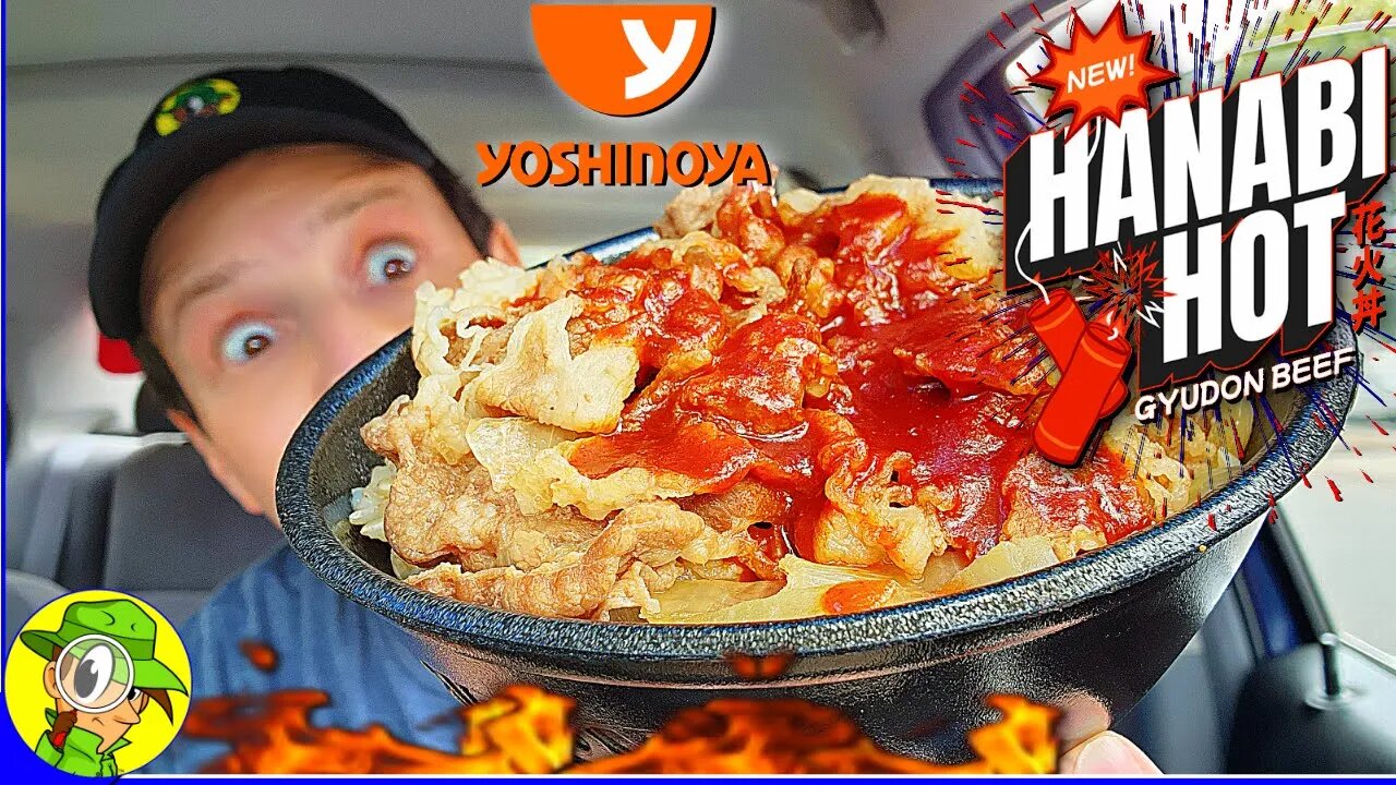 Yoshinoya® 🇯🇵 HANABI HOT GYUDON BEEF BOWL Review 🔥🍖🍜 Peep THIS Out! 🕵️‍♂️