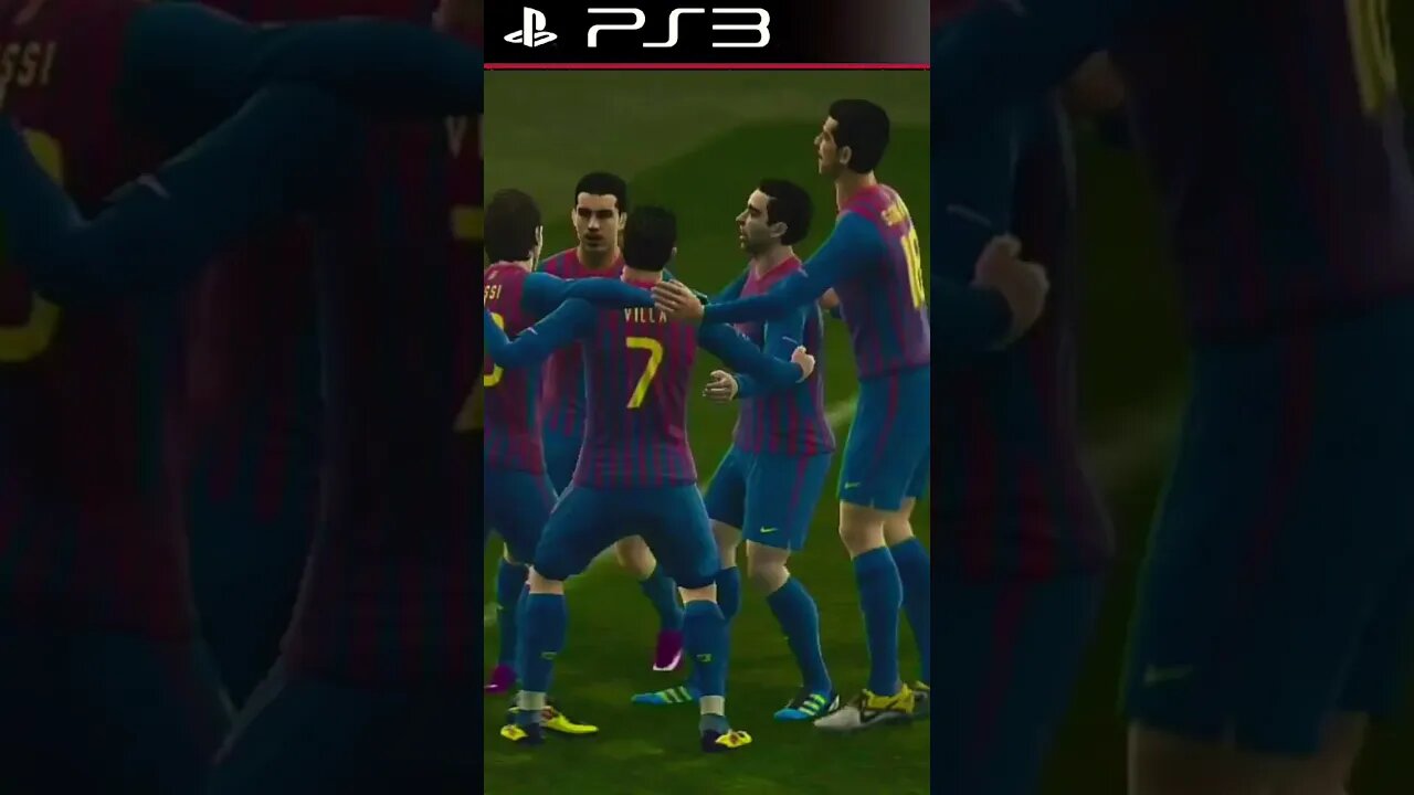 Lionel Messi Goal & Celebration - PES 2012 PS3