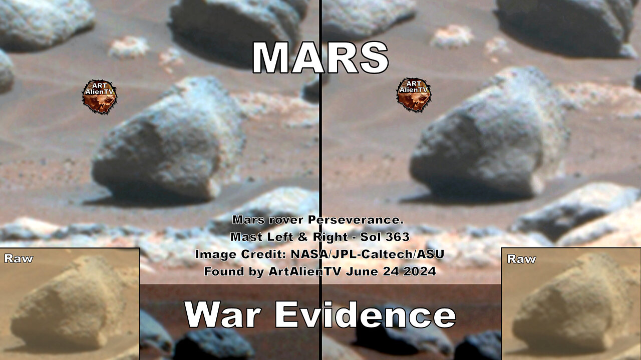 MARS War Evidence (Part 1) Helmets/Warriors. ArtAlienTV