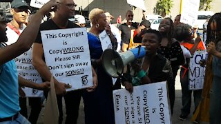 SOUTH AFRICA - Cape Town - Trade Union for Musicians of South Africa (TUMSA) march (Video) (mZE)