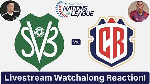 Suriname Vs. Costa Rica 2024-25 CONCACAF Nations League Livestream Watchalong Reaction