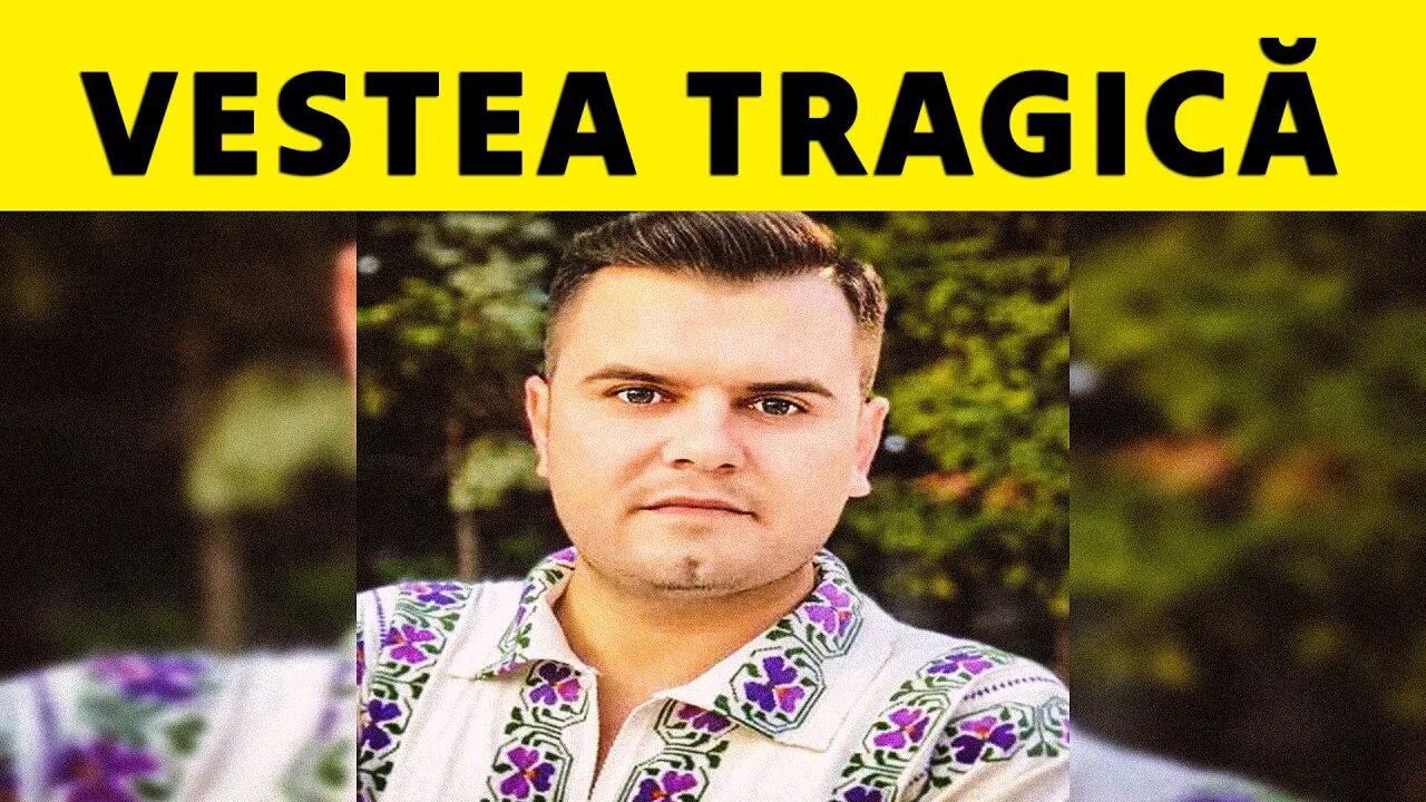🔴 VESTEA TRAGICĂ
