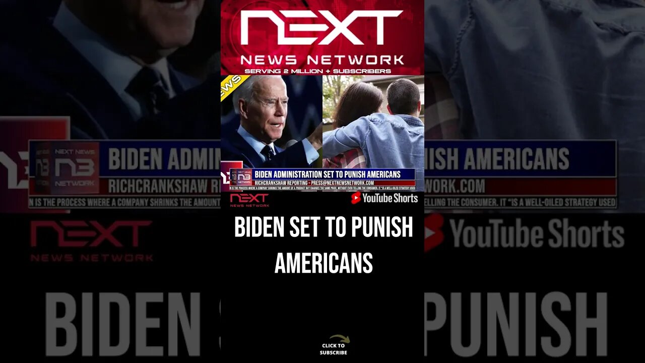 Biden Administration Set to Punish Americans #shorts