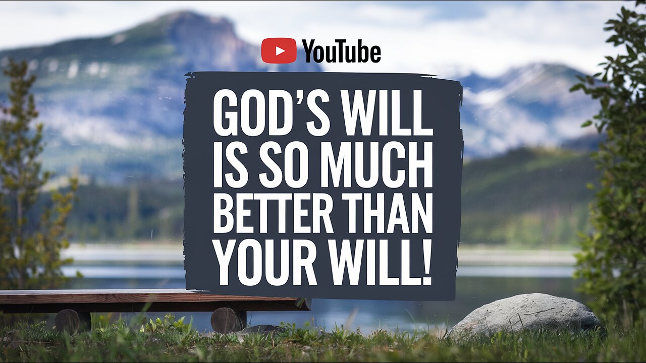 God's Will Is SO Much Better Than Yours! 💗 Trust His Plan! #GodsWill #FaithJourney #Jesus #God #Love