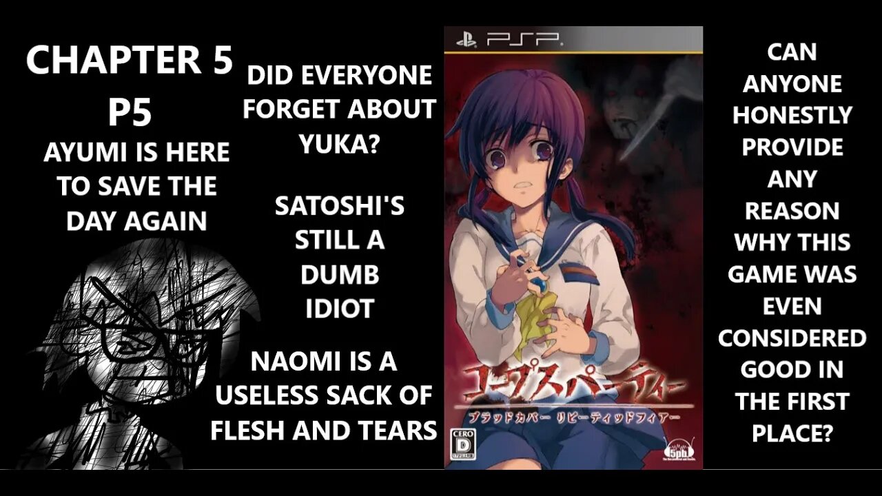 Corpse Party PSP - L L L THIS GAME IS FULL OF L L L L L L L L L L L L DUMB STUPID L L L L | CH5 P.5