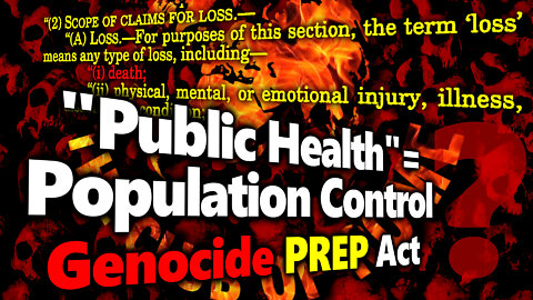 Genocide Given Green-light: PREP Act = Mass Murder Enabling Act. Time For Resistance & Revenge!