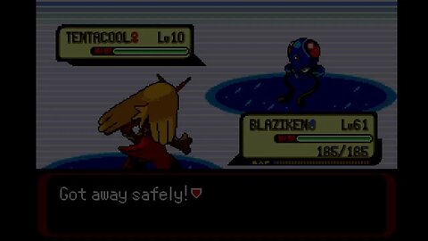 Jogando POKEMON EMERALD só com Blaziken