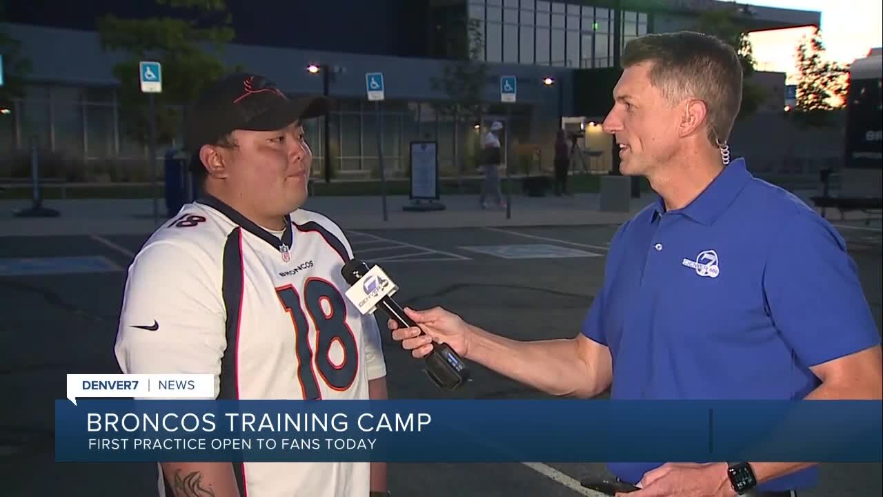 Broncos training camp: First practice open to fans is today