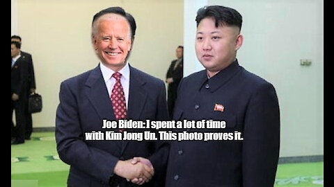 Joe Biden, who never met Kim Jong Un, claims he 'spent a lot of time' with him