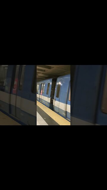 Montreal place d’armes metro busy afternoon