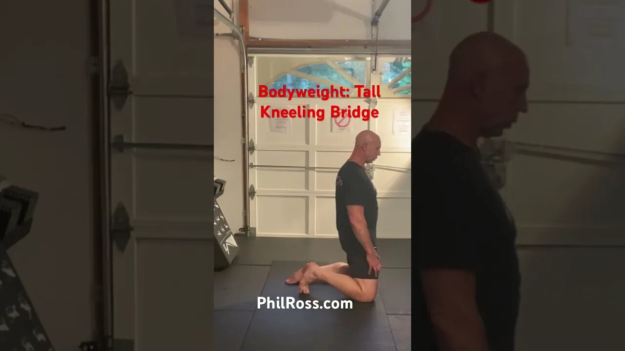 Bodyweight: Tall Kneeling Bridge #masterphil #kettlebell #workout #philross #bodybellmethod