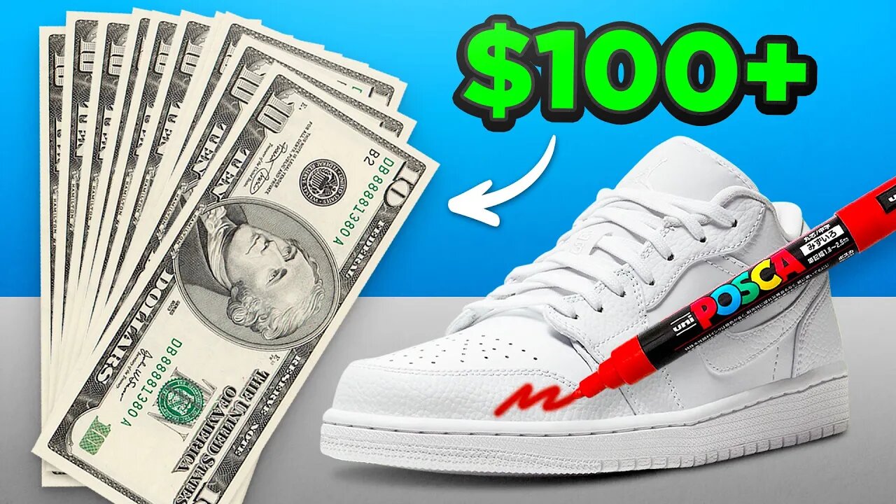 How To Easily Make Money Customizing Shoes! | Is This A Great Side Hustle?