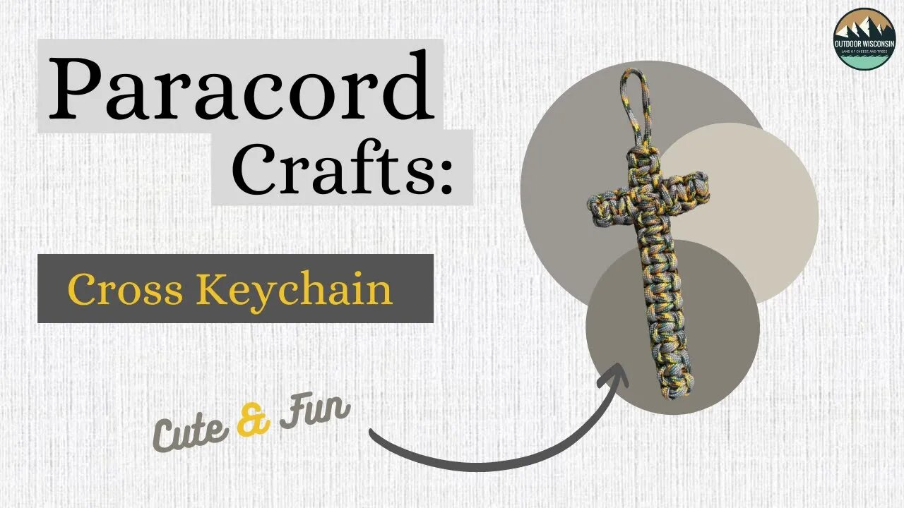 Simple Paracord Crafts: Cross Keychain