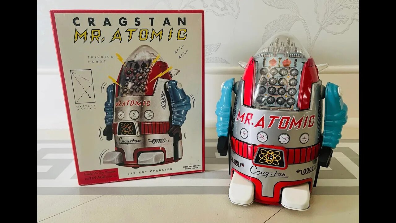 Mr Atomic ⚛️ by Osaka Tin Toys is one of the greatest reproduction robots! 🤖